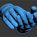 Blue Disposable Protective Gloves Designed for Medical Examination and Safety Use