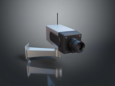 High Quality Wireless Computer Webcam With HD Lens And Adjustable Mount For Video Calls 3d model