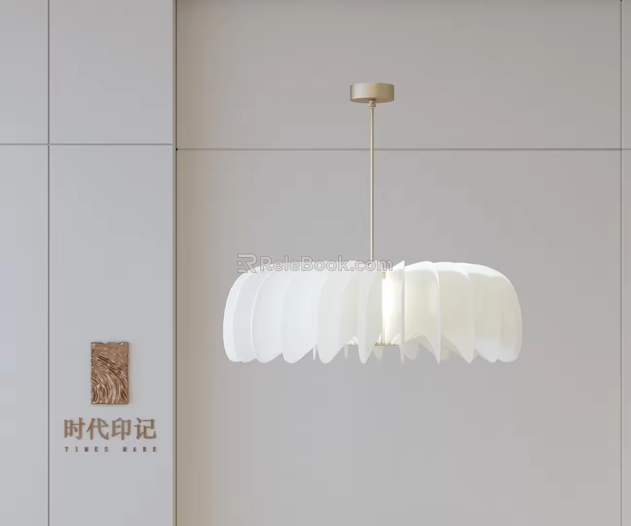 Modern chandelier 3d model