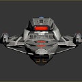 Modern fighter sci-fi fighter next-generation fighter sci-fi fighter 3d model