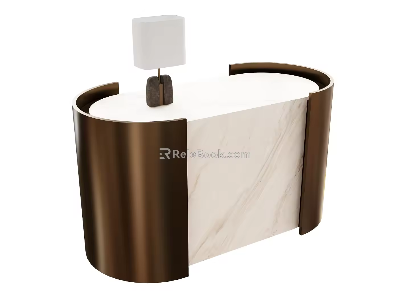 Reception desk lamp 3d model