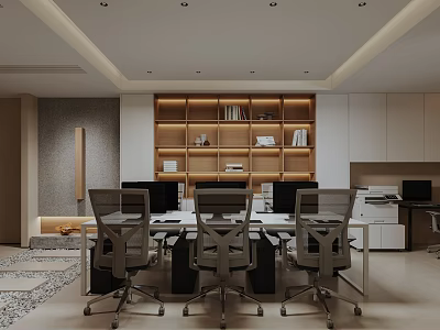 Public Office 3d model