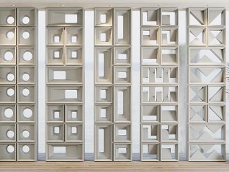 Silly hollow brick cement component 3d model