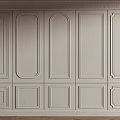 Light Colored Decorative Wall Paneling With Various Patterns For Interior Design