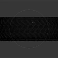 Durable Automotive Tire with Detailed Tread Design as Essential Car Component