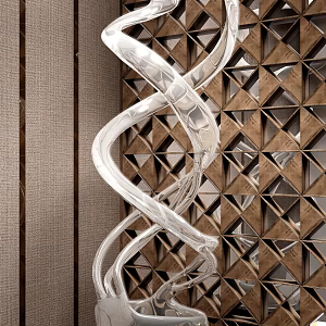 Modern Sculpture Crystal Sculpture 3d model