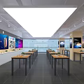 Modern Business Hall China Telecom Business Hall 3d model