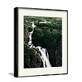 Modern Landscape Painting Simple Green Study Landscape Waterfall Decorative Painting 3d model