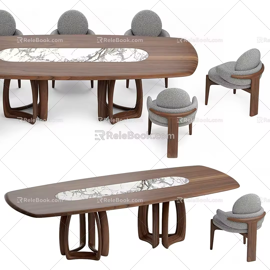 Gogolov tutorial Chinese solid wood tea table and chair combination 3d model