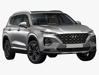 Hyundai Santa Fe Cars 3d model