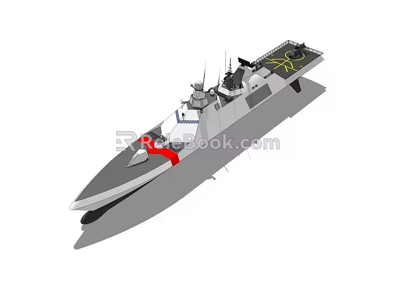 stealth cruiser 3d model