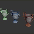 Modern Trophy Antique Trophy 3d model