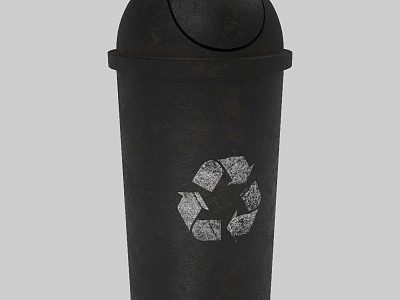 Trash bin Waste recycling bin 3d model