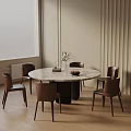 Modern table combination 3d model