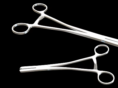 Stainless Steel Medical Surgical Forceps Tools for Precision Surgery Use 3d model