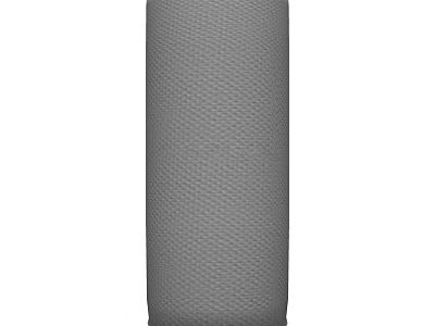 Soft Gray Woven Cylindrical Kitchen Towel For Daily Home Use 3d model