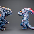 Alien Creature Alien Monster Alien Frog Man Warcraft Game Character Anime Character Cartoon Creature 3d model