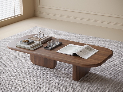 Modern coffee table model