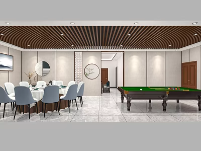 New Chinese Club Entertainment Club 3d model