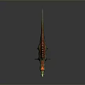 3D Animated Spinosaurus Dinosaur Character With Colorful Red Yellow Sail And Green Body