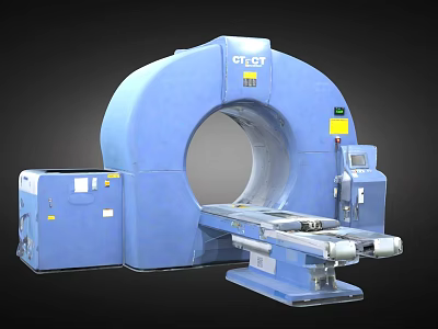 Advanced Blue Medical CT Scanner Equipment For Diagnostic Imaging Procedures 3d model