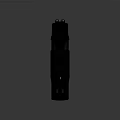 Modern Black Tactical Handgun Firearm With Ergonomic Grip And Sleek Design