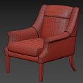 Elegant Blue Velvet Accent Chair With Studded Armrest And Dark Wooden Legs