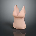 Nude V Neck Slimming Bodysuit With Lace Trim For Comfortable Everyday Wear