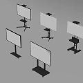 Public Facilities Digital Display Screens With Stands For Information And Advertising