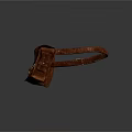 Vintage Brown Leather Shoulder Bag With Adjustable Strap And Metal Buckle Design