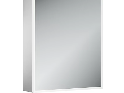 Modern Bathroom Vanity With Wall Mounted Mirror And Clean Design 3d model