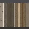 Modern Wooden Wainscoting With Vertical Stripes And Lighting