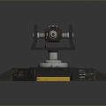 Turret Turntable Railgun Sci-fi Tower Defense Game Tower Defense Sci-fi Turret Game Turret Game Battery 3d model