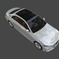 Mercedes Benz Luxury Silver Sedan With Sleek Design Chrome Accents And Alloy Wheels