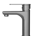 Modern Single Handle Stainless Steel Faucet with Sleek Design and Smooth Operation