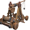 Modern stone machine 3d model