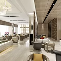 Modern Sales Office Interior With Wooden Elements Spacious Layout Sofa Seating And Natural Light