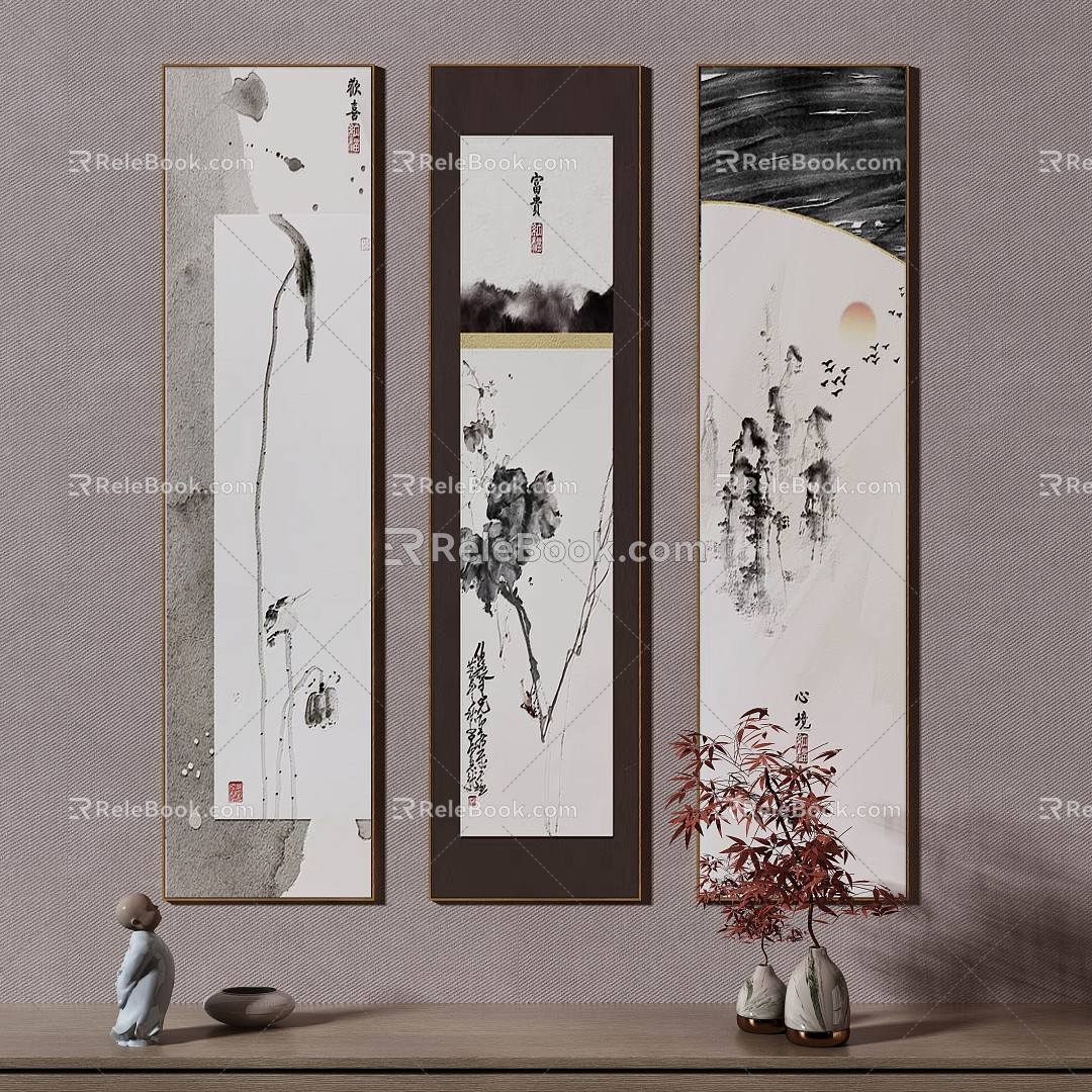 New Chinese Decorative Painting model