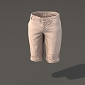 Pants Casual Pants Men's Pants Men's Pants Cropped Pants Shorts Low Face Number Low Model Simple Model Game Sub-era Film and Television Level Super Realistic High Precision 3d model