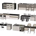 Modern Bar Counter Designs With Stools And Various Styles For Interior Decor