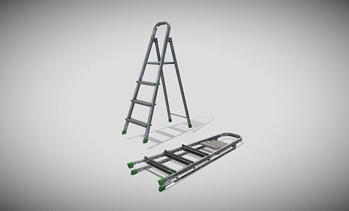 Modern shelf 3d model