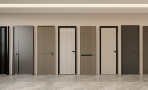 Modern door 3d model