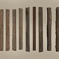 Natural Stone And Wood Logs Featuring Rustic Textures For Interior Decor Projects 3d model