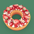 Loop Pie Cake 3d model
