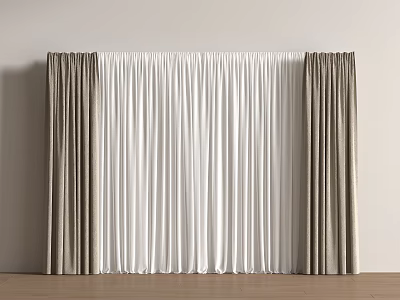 Modern Curtains 3d model
