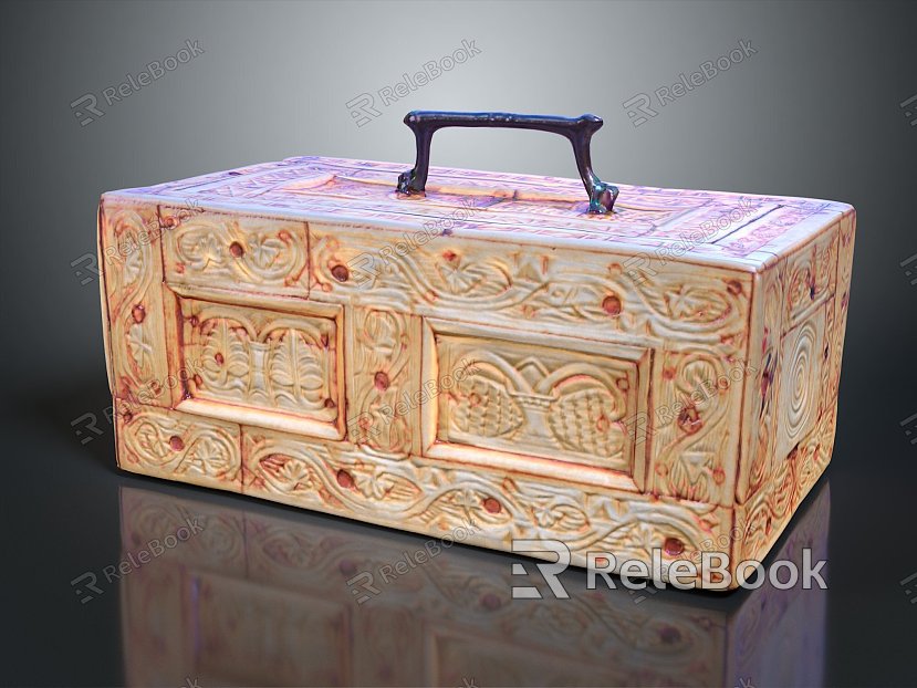 Jewelry Box Antique Jewelry Box Silverware Antique Silverware Decorative Box Women's Articles Women's Articles model