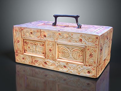 Jewelry Box Antique Jewelry Box Silverware Antique Silverware Decorative Box Women's Articles Women's Articles model