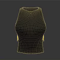 Gray Sleeveless Fitted Top With Minimalist Design For Comfortable Daily Use