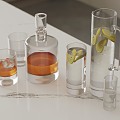 Modern Glassware Beverage 3d model