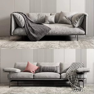 Modern Multiplayer Sofa Combination 3d model